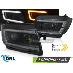 FARI LUCE AL NEON NERO DRL SEQ per VW CRAFTER II 2017-