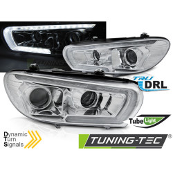 FARI NEON SEQ LED CROMO per VW SCIROCCO 14-17