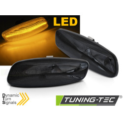 TUNING-TEC frecce specchietto (SEQ) per PEUGEOT 207 308 3008 5008 CITROEN C3 C4 C5, fumé