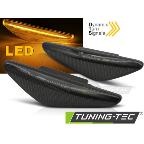 Fari RACES frecce laterali (SEQ) per BMW E46 COUPE 03-06, fumé | race-shop.it