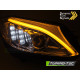 Fari TUNING-TEC fari anteriori (Tube Light) per MERCEDES W205 14-18, cromo | race-shop.it