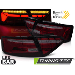 LED BAR FANALI POSTERIORI ROSSO SFUMATO SEQ per AUDI A5 11-16