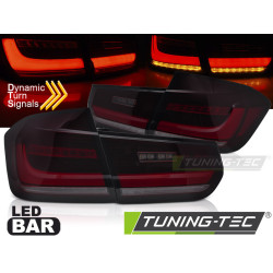 TUNING-TEC fanali posteriori a LED (LED Bar, SEQ) per BMW F30 11-18, rosso-fumé