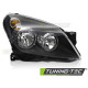Fari TUNING-TEC faro anteriore per OPEL ASTRA H 04-10 (H7/H1, TYC), nero, destro | race-shop.it
