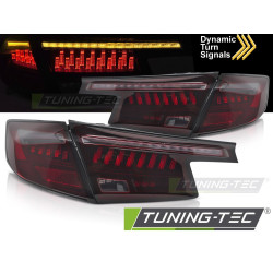 FANALI POSTERIORI LED SCURI ROSSO compatibili con HONDA CIVIC XI 21- HATCHBACK