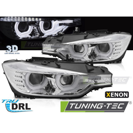 Fari BMW F30/F31 10.11 - 05.15 U-TYPE HID CHROME | race-shop.it