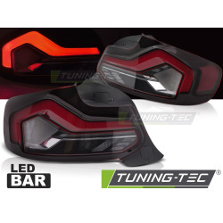 TUNING-TEC fanali posteriori a LED per BMW F22 F23 F87 14-21, rosso-fumé
