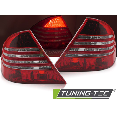 Fari TUNING-TEC fanali posteriori a LED per MERCEDES W220 S-KLASA 09.98-05.05 (senza omologazione), fumé, rosso | race-shop.it