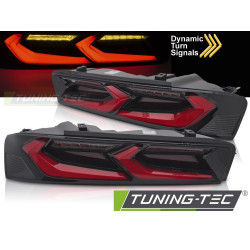 TUNING-TEC fanali posteriori a LED per CHEVROLET CAMARO 16-18 (senza omologazione), rosso-nero