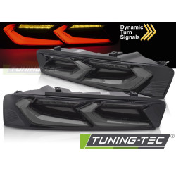 TUNING-TEC fanali posteriori a LED per CHEVROLET CAMARO 16-18 (senza omologazione), nero-fumé, V2