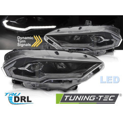 FARI LED NERI compatibili con FORD MUSTANG 18-21