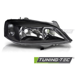 TUNING-TEC faro anteriore per OPEL ASTRA G 97-04 (H7/H1, TYC), nero, destro