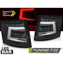 TUNING-TEC fanali posteriori a LED (LED Bar) per SKODA OCTAVIA III 12-16 SW (COMBI, per fari LED originali), nero