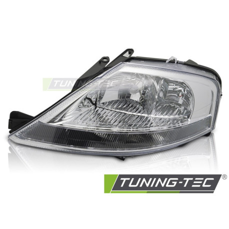 Fari TUNING-TEC faro anteriore per CITROEN C3 03.02-09 (H7/H1, TYC), cromo, sinistro | race-shop.it