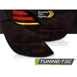 TUNING-TEC fanali posteriori a LED (SEQ) per MERCEDES C-CLASS W205 14-21, rosso-fumé, V1