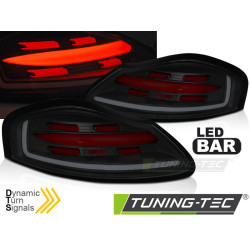 TUNING-TEC fanali posteriori a LED (LED Bar, SEQ) per PORSCHE BOXSTER 986 96-04, fumé, V2