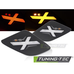 Freccia posteriore nera LED compatibile con VESPA GTS / GTV 300cc