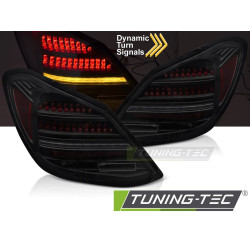 TUNING-TEC fanali posteriori a LED (SEQ) per MERCEDES C-CLASS W205 14-21, rosso-fumé, V2