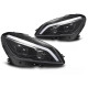Fari TUNING-TEC fari anteriori (Tube Light, DRL, SEQ) per MERCEDES W204 11-14 (H9), nero lucido | race-shop.it