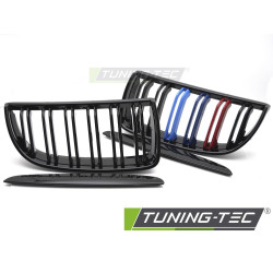 TUNING-TEC griglia (Sport M-Look) per BMW E90 / E91 05-08 (Glossy Black Tri-Colour Double Black), nero lucido