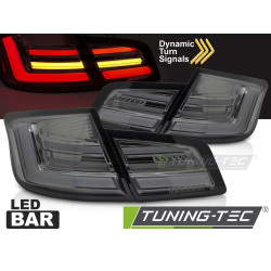 TUNING-TEC fanali posteriori a LED (LED Bar, SEQ) per BMW F10 10-13, fumé
