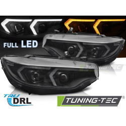 TUNING-TEC fari anteriori a LED (DRL) per BMW F32 / F33 13-17 (LED), nero