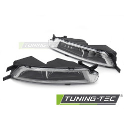 TUNING-TEC fendinebbia (DRL) per VW PASSAT B8 14-19 Sedan / Variant, trasparente