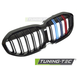 TUNING-TEC griglia (Sport Double Bar M-Look) per BMW F40 19-24, nero lucido