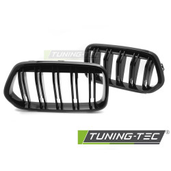 TUNING-TEC griglia (Sport Double Bar) per BMW X2 F39 18-23, nero lucido