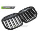 Body kit e accessori visivi TUNING-TEC griglia (Sport Double Bar) per BMW X7 G07 18-22, nero opaco | race-shop.it
