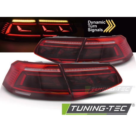Fari TUNING-TEC fanali posteriori a LED (Full LED, SEQ) per VW PASSAT B8 SEDAN 14-19 | race-shop.it