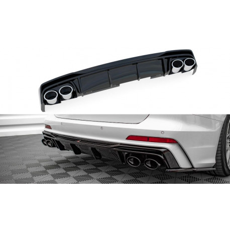 Bazár MAXTON DESIGN diffusore posteriore per Audi S6 / A6 S-Line C8 DANNEGGIATO | race-shop.it