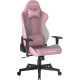 DXRacer GLADIATOR Sedia gaming, Tessuto Rosa/bianco