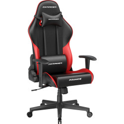 DXRacer PRINCE Gaming Chair, Black/Red