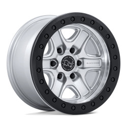 Black Rhino BR200 ECHO TRAIL LOCK BEADLOCK cerchio 18x9 6x139.7 106.1 ET12, Argento hyper