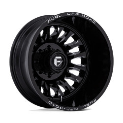 Fuel D868 ARC DUALLY cerchio 20x8.25 8x165.1 121.5 ET-240, Nero lucido
