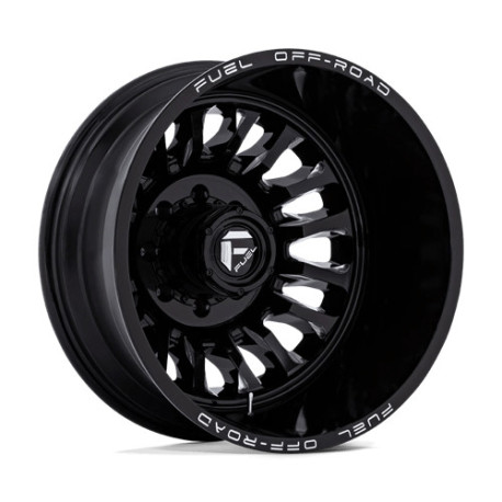 Cerchi in lega Fuel Fuel D868 ARC DUALLY cerchio 20x8.25 8x210 154.3 ET-227, Nero lucido | race-shop.it