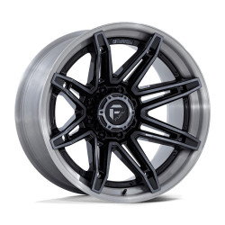 Fuel FC401 BRAWL cerchio 24x12 8x165.1 125.1 ET-44, Nero lucido