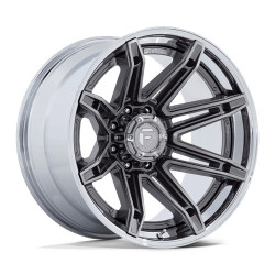 Fuel FC401 BRAWL cerchio 24x12 8x165.1 125.1 ET-44, Platino