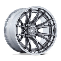 Fuel FC402 CATALYST cerchio 24x12 8x165.1 125.1 ET-44, Platino