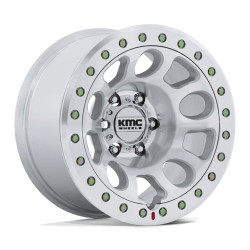 KMC KM241 E25 BEADLOCK cerchio 17x9 5x127 71.5 ET-12, Argento