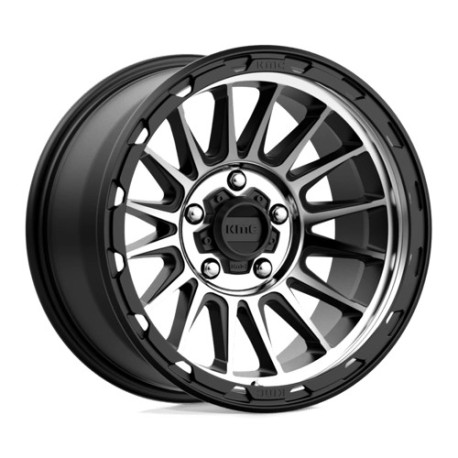 Cerchi in lega KMC KMC KM542 IMPACT cerchio 16x7 5x110 72.56 ET30, Nero satinato | race-shop.it