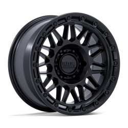 KMC KM555 ATTACK cerchio 17x8.5 5x127 71.5 ET-10, Nero opaco