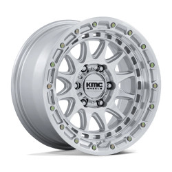 KMC KM556 CRUX cerchio 20x10 8x180 124.2 ET-18, Argento lucido