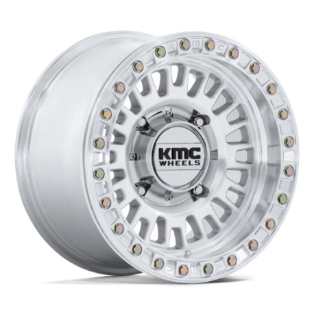 Cerchi in lega KMC KMC Powersports KS242 AZTEC BEADLOCK cerchio 15x10 5x114.3 72.56 ET0, Argento | race-shop.it