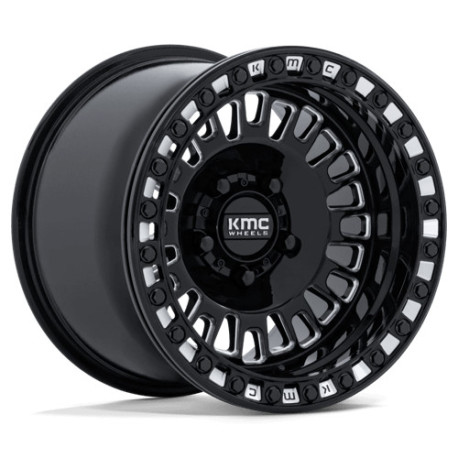 Cerchi in lega KMC KMC Powersports KS242 AZTEC BEADLOCK cerchio 15x7 5x114.3 72.56 ET38, Nero lucido | race-shop.it