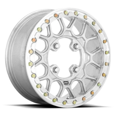 Cerchi in lega KMC KMC Powersports KS435 GRENADE FORGED BEADL cerchio 15x6 4x156 119.1 ET38, Argento | race-shop.it