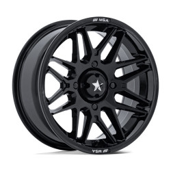 MSA Offroad Wheels M52 RADAR cerchio 16x7 4x110 86 ET10, Nero lucido