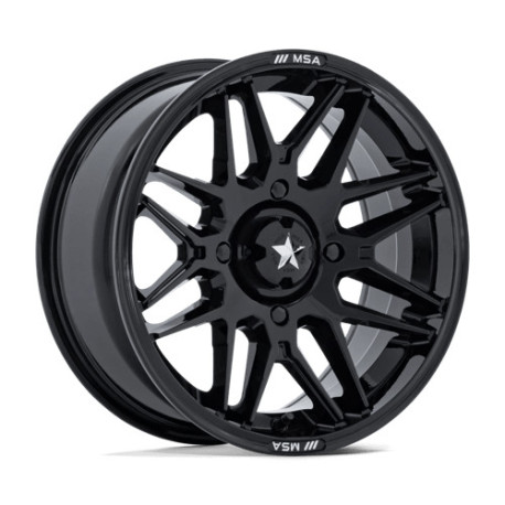 Cerchi in lega MSA MSA Offroad Wheels M52 RADAR cerchio 16x7 4x110 86 ET10, Nero lucido | race-shop.it