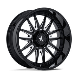 MSA Offroad Wheels M55 COMMANDER cerchio 15x7 6x139.7 100.3 ET10, Nero lucido